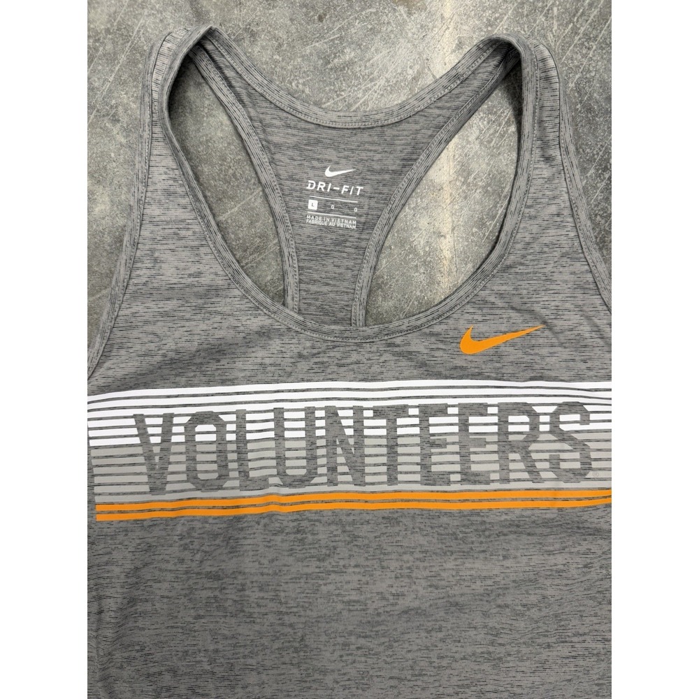 Tennessee Volunteers Nike Dri-Fit Womens Athletic Tank LARGE Racerback Tank Top - Picture 3 of 5